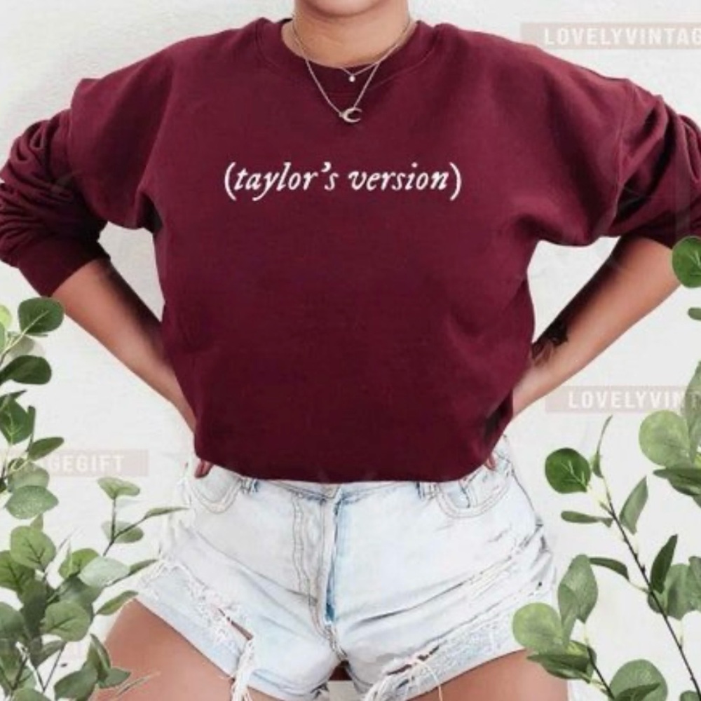 Taylor's Version Maroon Sweatshirt